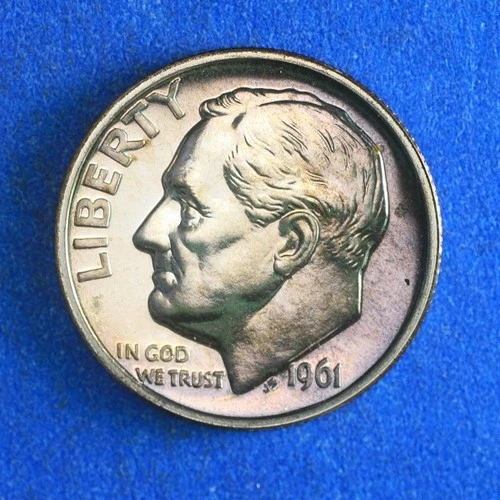 1961 Proof Roosevelt Toning
