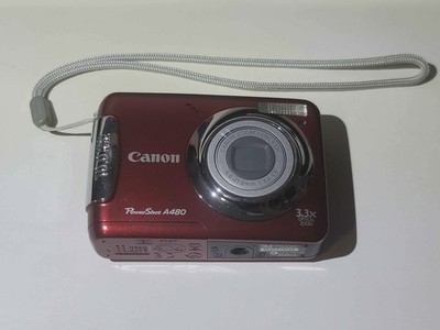 Canon PowerShot A480 10.0MP 3.3x Zoom Digital Camera (Used)