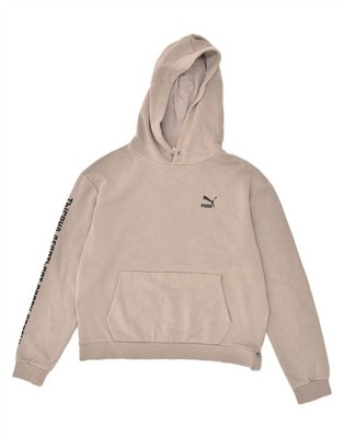 Puma Herren Hoodie Pullover mittelgrau Baumwolle AV41