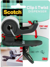 Scotch Desktop Tape Dispenser, Great for Gift Wrapping, 1 Dispenser C19-CLIP-CC