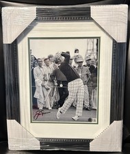JACK NICKLAUS Signed 8x10 Photo Matted Framed Beckett BAS FULL LETTER LOA WOW