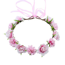Flower Crown, Fairy Floral Headband, Bridal Hair Accessories for Wedding Festiva