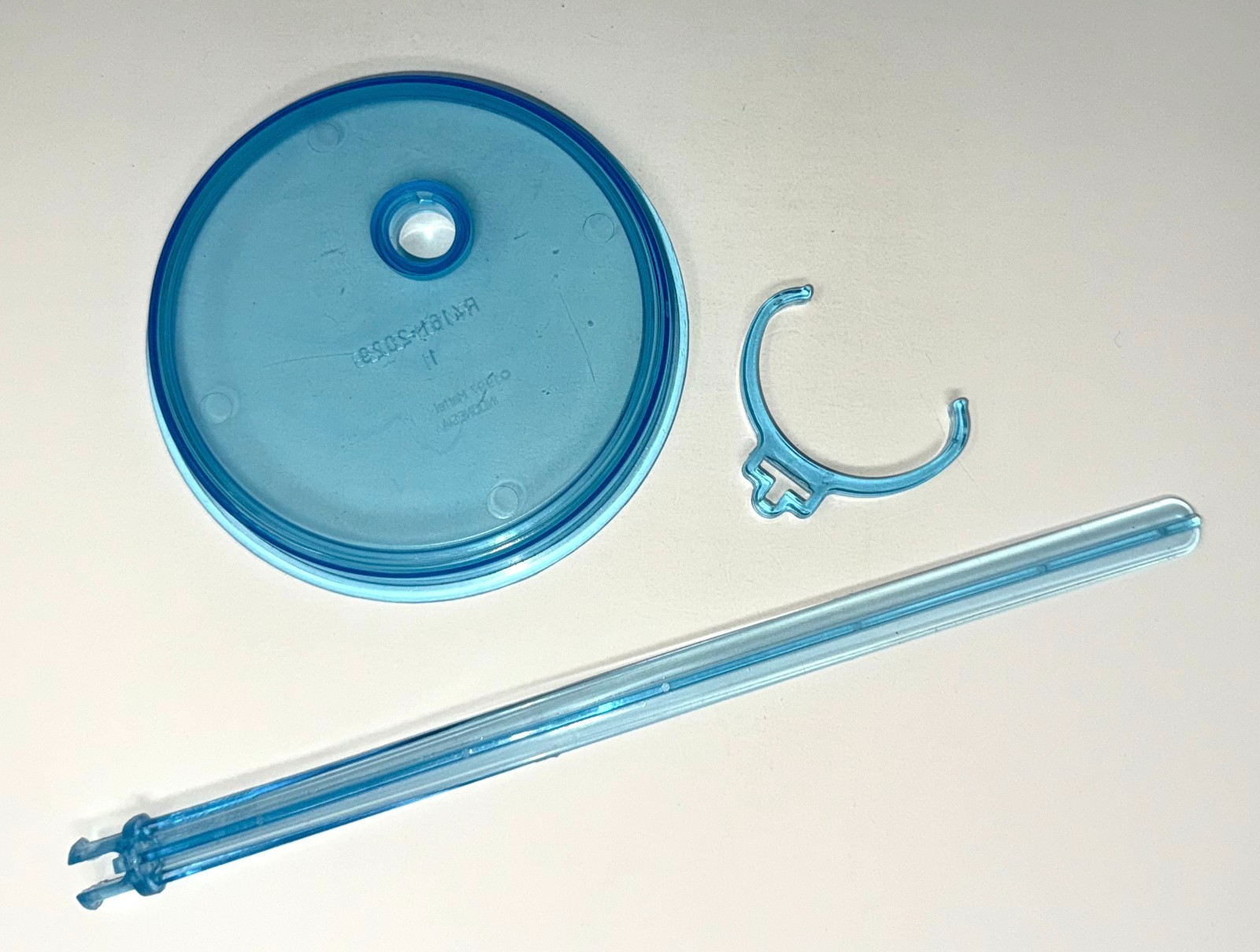 Barbie Ken Kouture #2 Model Muse Waist Grip Fashion Doll Stand Transparent Blue