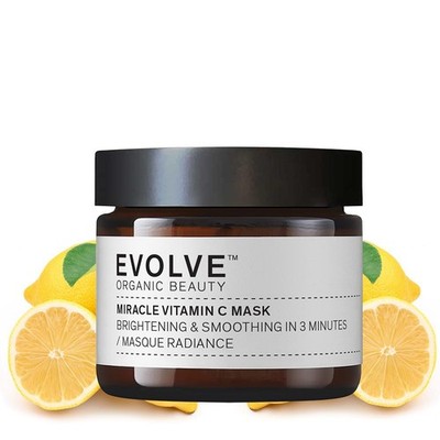 Evolve Beauty Organic Natural Miracle Vitamin C Mask 60ml Smoother Skin