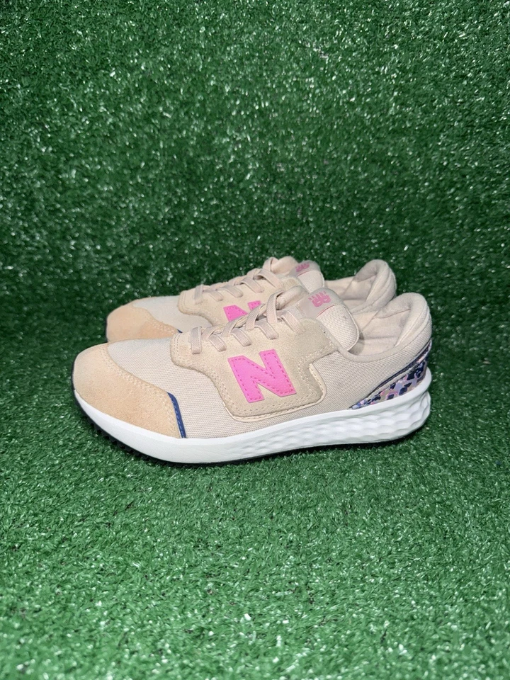 New Balance Fresh Foam X70 Beige Pink Running Shoes Sneakers Kids Youth Size 1Y - Image 4 of 4