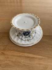 Royal Tara Irish Fine Bone China Floral  candle holder Handmade Galway 2? Tall