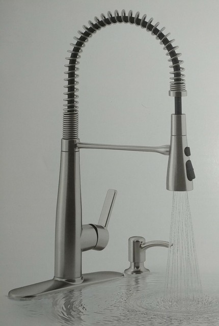 Kohler Semiprofessional Pull Down Kitchen Faucet Stainless ...