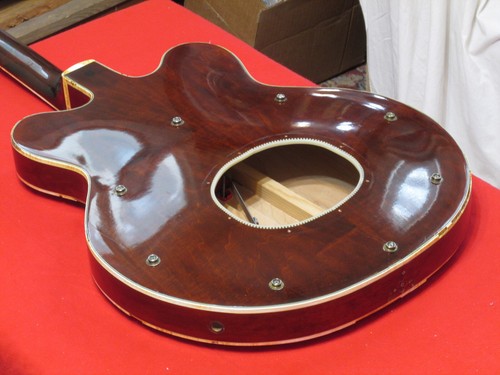 Vintage 1967 Gretsch 6122 Chet Atkins Country Gentleman Guitar Body Neck w/ Case - Picture 9 of 24