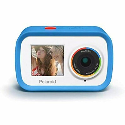 NEW Polaroid ID922 Streaming Cam Digital/Action Waterproof Camera - Blue