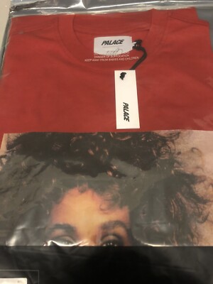 PALACE SKATEBOARDS WHITNEY HOUSTON T SHIRT RED SIZE SMALL S WINTER 