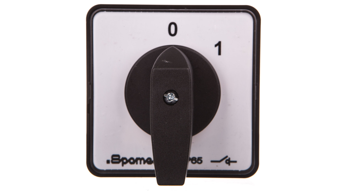 Cam switch 0-1 4P 100A for desktop IP65 black knob without locking SK100- /T2UK