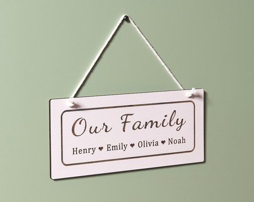 Custom Family Name Sign, Personalised Family Tree Plaque, Home Wall Decor Gift - Picture 5 of 10