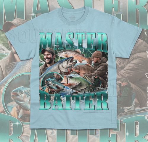 Master Baiter T-Shirt Funny Meme Fish Fishing Lover Fisherman Unisex Shirt - Picture 6 of 8