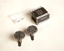 Celtic Knot Sword Hanger Set (Pair) Adjustable 'Pewter' Collectable Wall Display