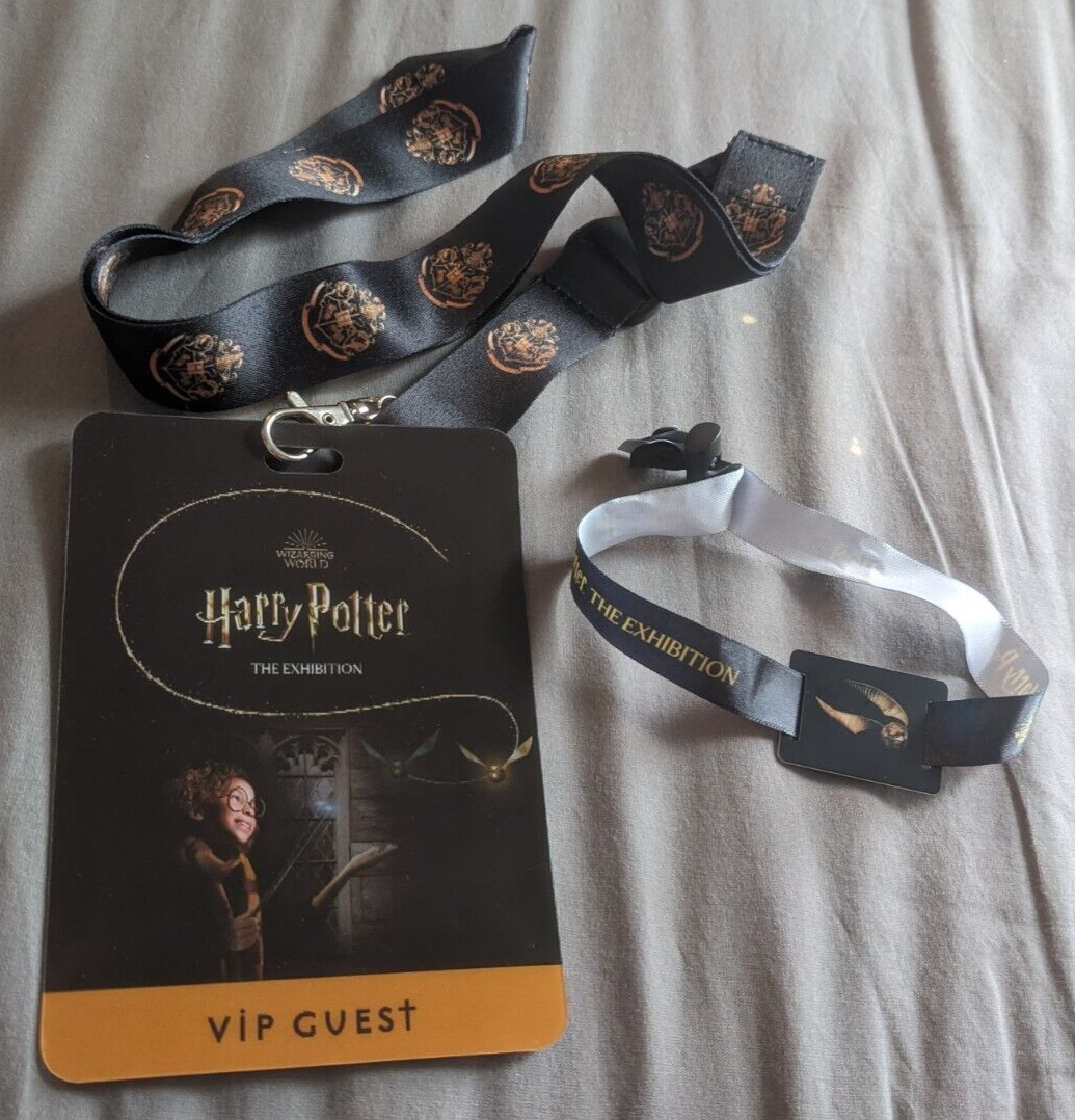 HARRY POTTER THE CURSED CHILD PLAYBILL EXHIBITION VIP LANYARD