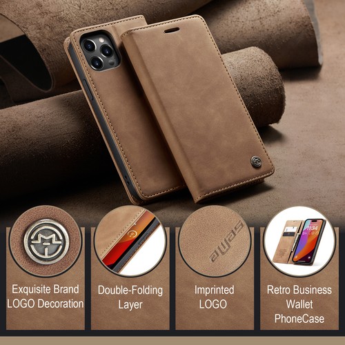 For Samsung Galaxy A22 A33 A34 A53 Retro Leather Magnetic Flip Wallet Case Cover - Picture 19 of 57