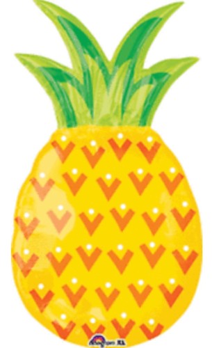 Luau Mermaid Tropical Sailboat Pineapple Palm Tree Beach Foil Mylar Balloons - Picture 9 of 14