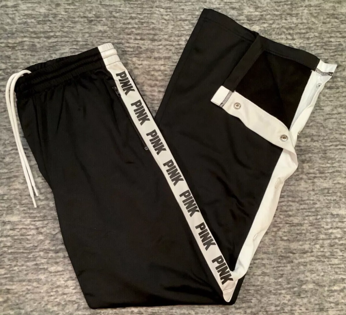 Black pink sales track pants