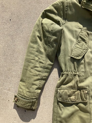 Abercrombie & Fitch Mt Washington Parka Women's XS Green Hood Sherpa Lined Y2K - Picture 5 of 18