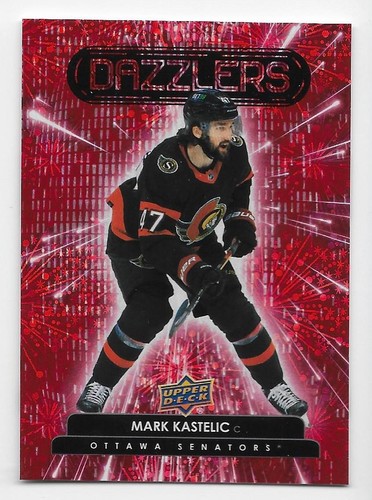 22/23 UPPER DECK SERIES 2 DAZZLERS RED Hockey (#DZ51-DZ100) U-Pick From List - Picture 16 of 21