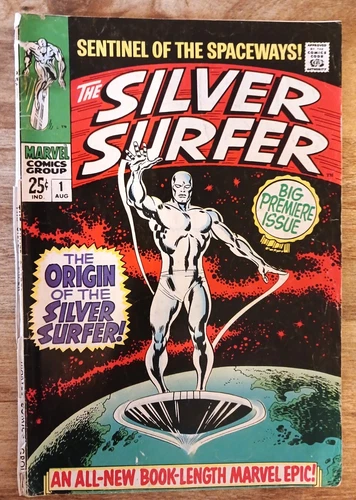 SILVER SURFER # 1 MARVEL 1968 GOOD 2.0 ORIGIN OF THE SILVER SURFER