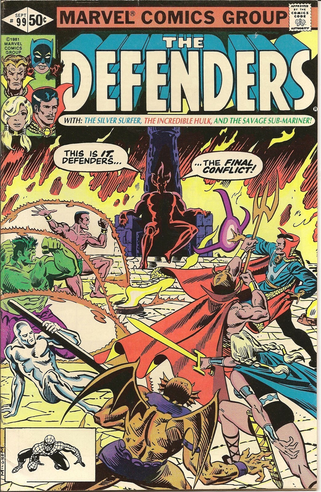 The Defenders (Marvel-1972) #99 - Original Defenders