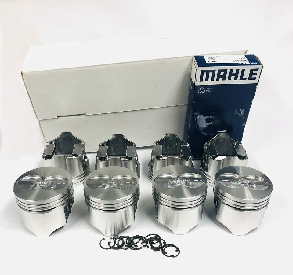 SILVOLITE Hypereutectic Flat Top Pistons Set+MOLY Rings for Ford 360