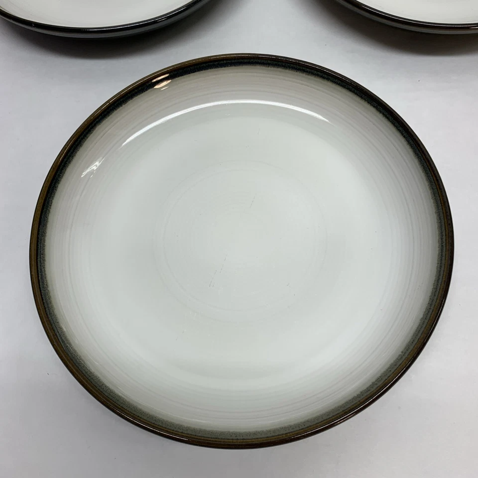 Sango Jetta black Dessert Salad plates 4830 Set 3 - Image 4 of 4