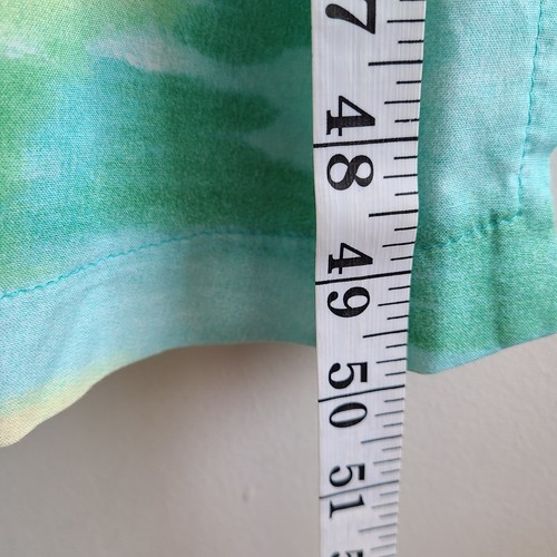 Vintage 90s Beach Midi Dress & Shirt Set Tag sz L Hawaiian Tropical Sea Suns - Picture 10 of 21