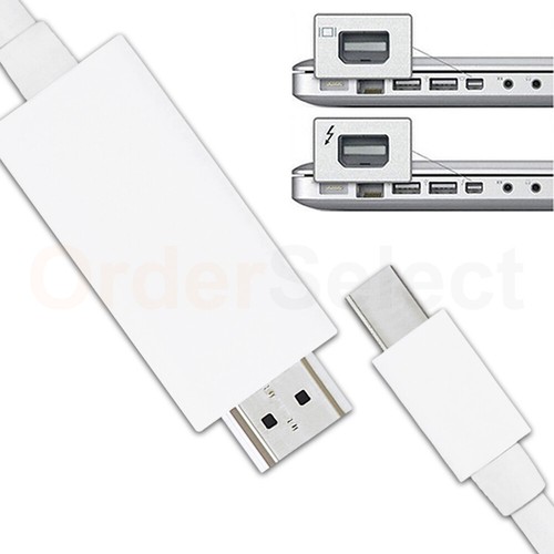 2X 1M Mini Display Port DP Thunderbolt to HDMI Adapter Cable for MacBook Pro Mac - Picture 5 of 6