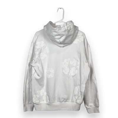 Denim Tears White Monochrome Cotton Wreath Hoodie Sz. MEDIUM | eBay