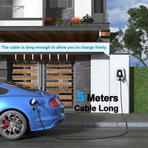 EV Power Type 2 to Type 2 Charging Cable 32A 7kW 1-Phase For BYD Atto Tesla MG4 - Picture 4 of 14