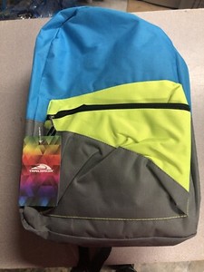 neon green backpack