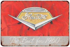 1966 Glastron Boats Vintage Look Reproduction metal sign 8 x 12
