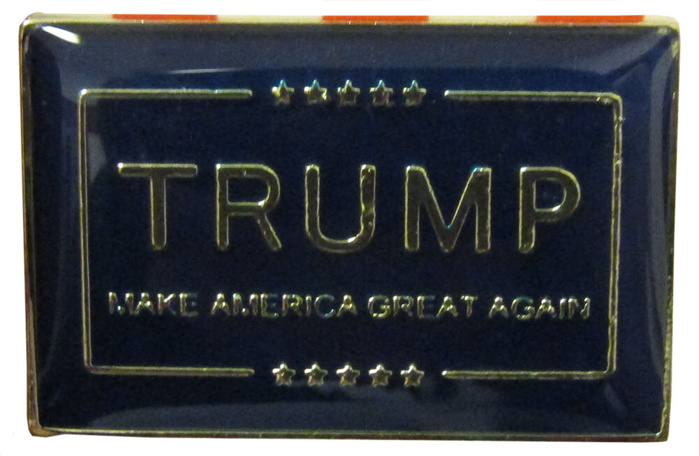 Spilla Smaltata Trump 2024 Keep America Safe Thin Blue Line Polizia