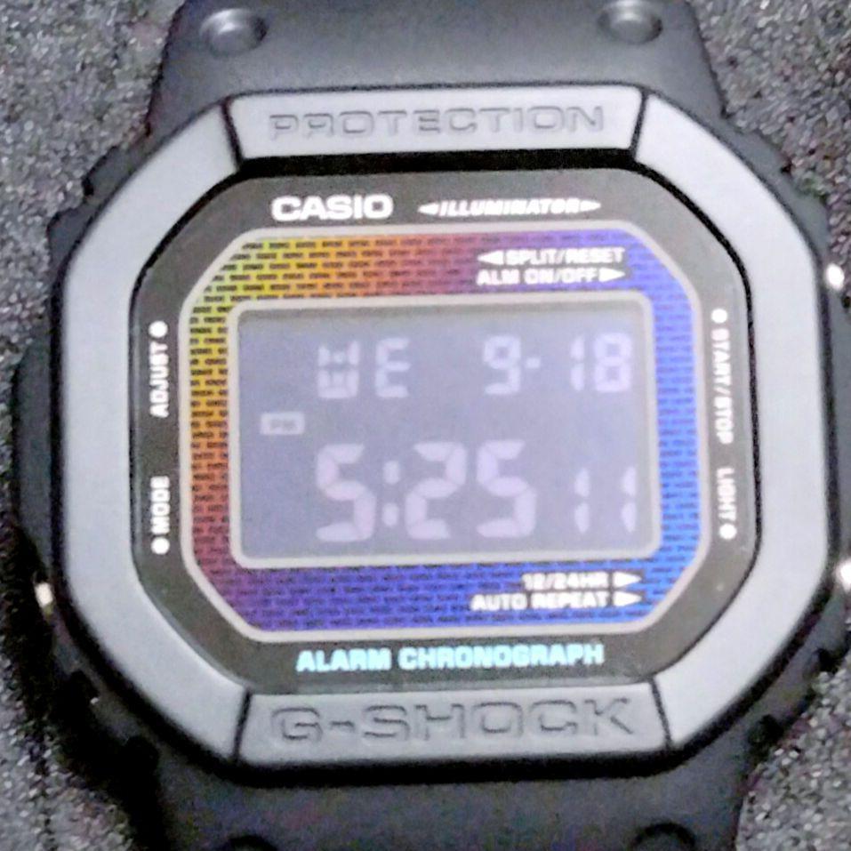 CASIO G-SHOCK Rainbow Brick Wall Series DW-5600RW-1JF