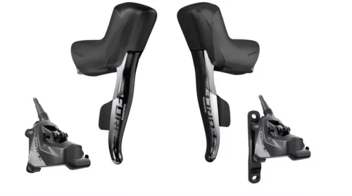 Par de palanca de freno de cambio y pinza de disco hidráulica SRAM Force eTap AXS HRD de 12 velocidades