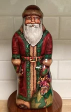 Old World Santa Claus Collectors Tin Wolfgang Candies Y2K St Nick Nickholas