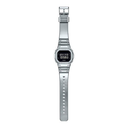 CASIO GM-5600YM-8ER⎪GM-5600YM-8⎪Original⎪G-SHOCK ⎪G-STEEL⎪HOMBRE⎪PLATA⎪SILVER - Imagen 4 de 10