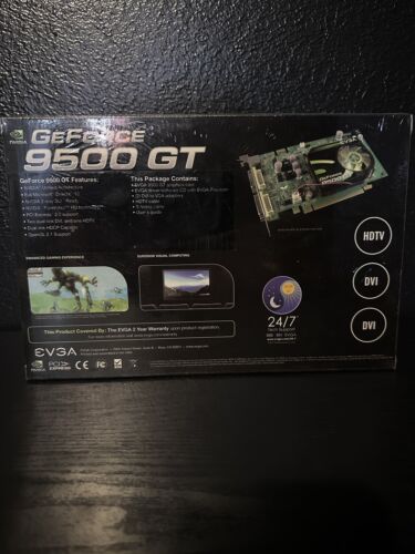 EVGA NVIDIA GeForce 9500 GT (512P3N954TR) 512 MB DDR3 SDRAM PCI-E 2.0 - Picture 2 of 2