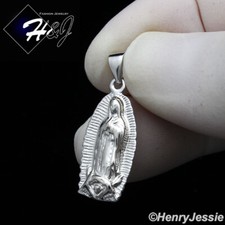 HOMBRE MUJER 925 PLATA ESTERLINA SIMPLE PLATA LISA VIRGEN MARÍA COLGANTE*S339