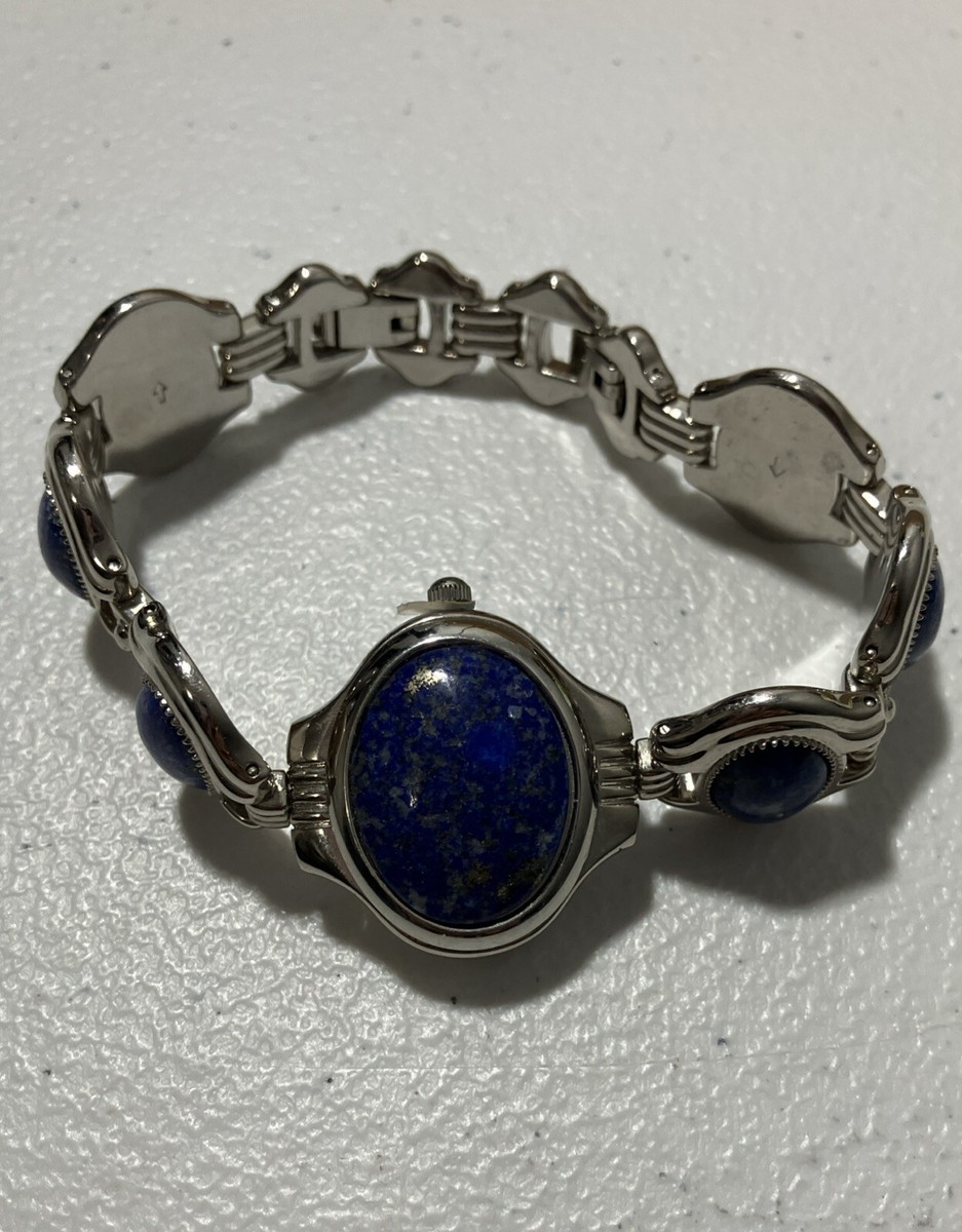 Avon MOP Dial Reversible Articulated Lapis Lazuli Ladies  display picture 2