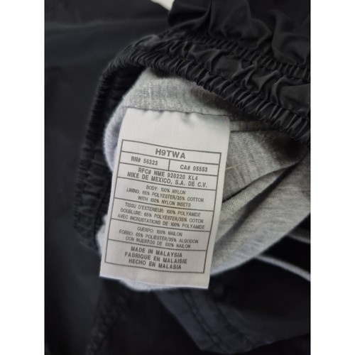Pantalones de chándal Nike para hombre 2XL negros Windrunner forrados pierna cónica con cremallera de colección 97-99 - Imagen 9 de 15
