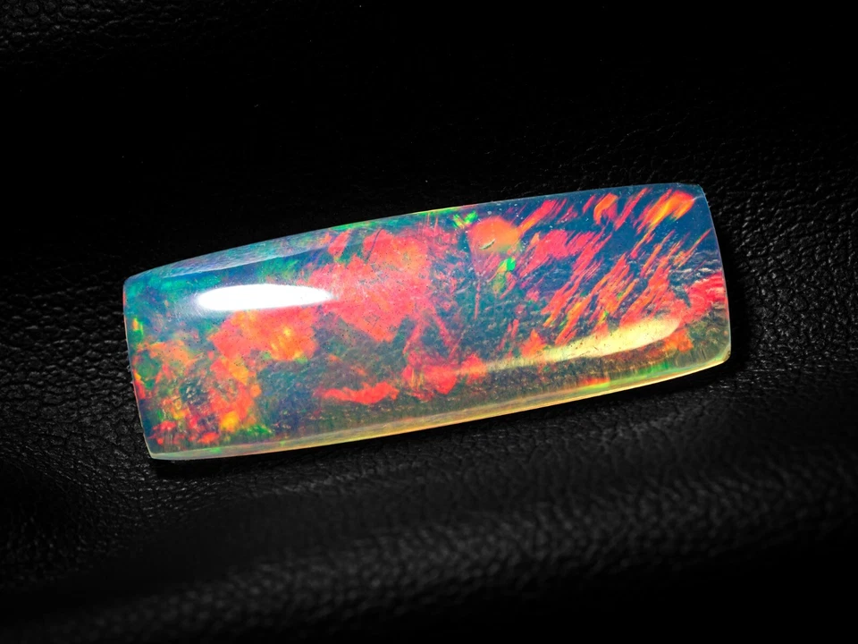 Cojín de cabujón de ópalo etíope natural de alta calidad de 6,80 quilates #OC224 Foto 3 de 4