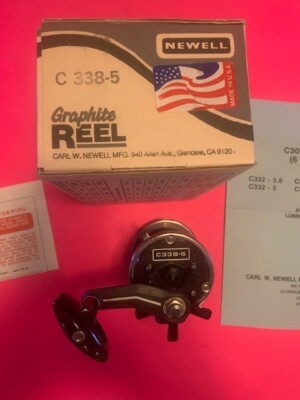 NEWELL C338-5 FISHING REEL WITH THE ORIGINAL BOX ASSEMBLY
