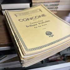 Schirmer s Library Of Musical Classics Vintage Lot Of 12 Sheet Music Books