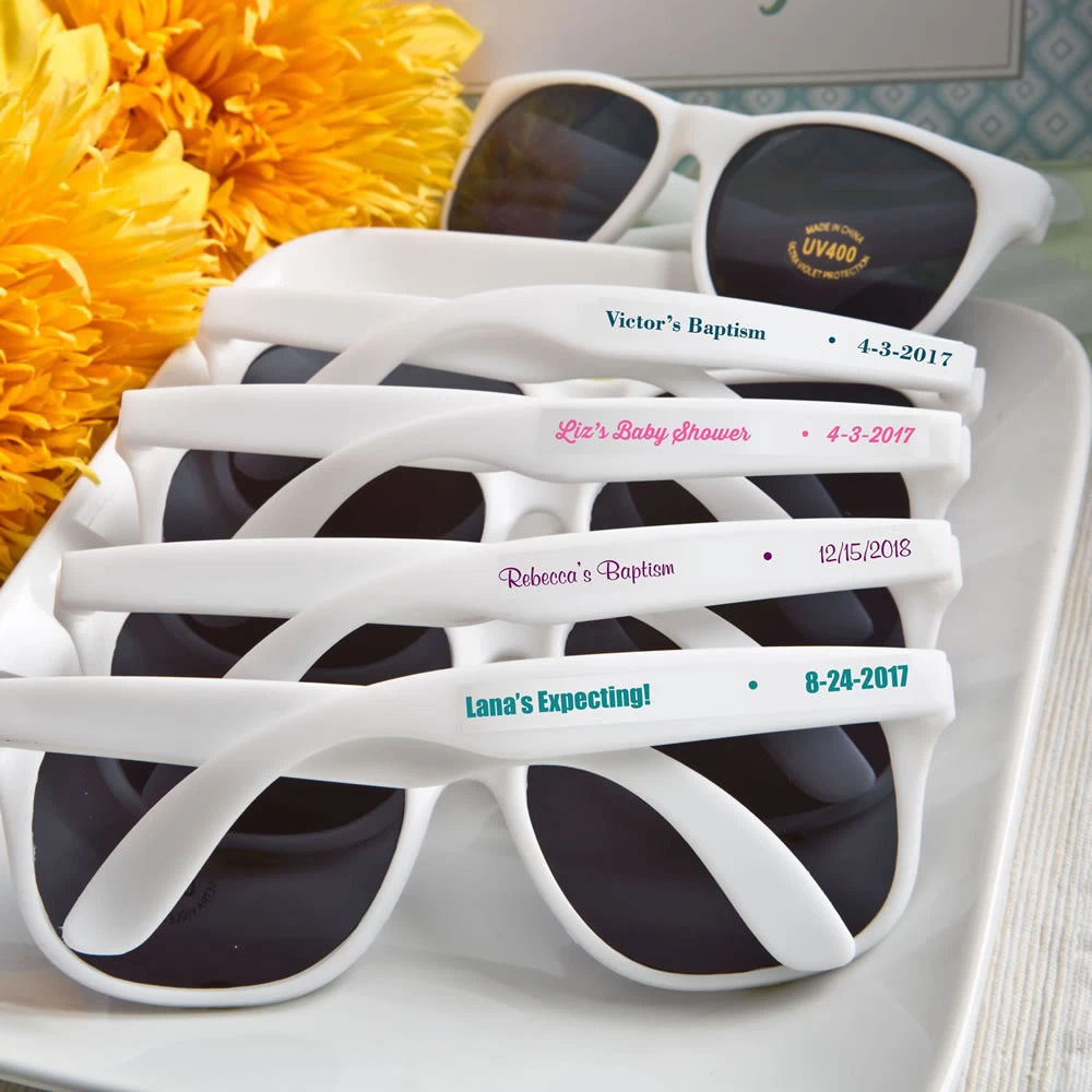 Personalized sunglasses for wedding party hotsell