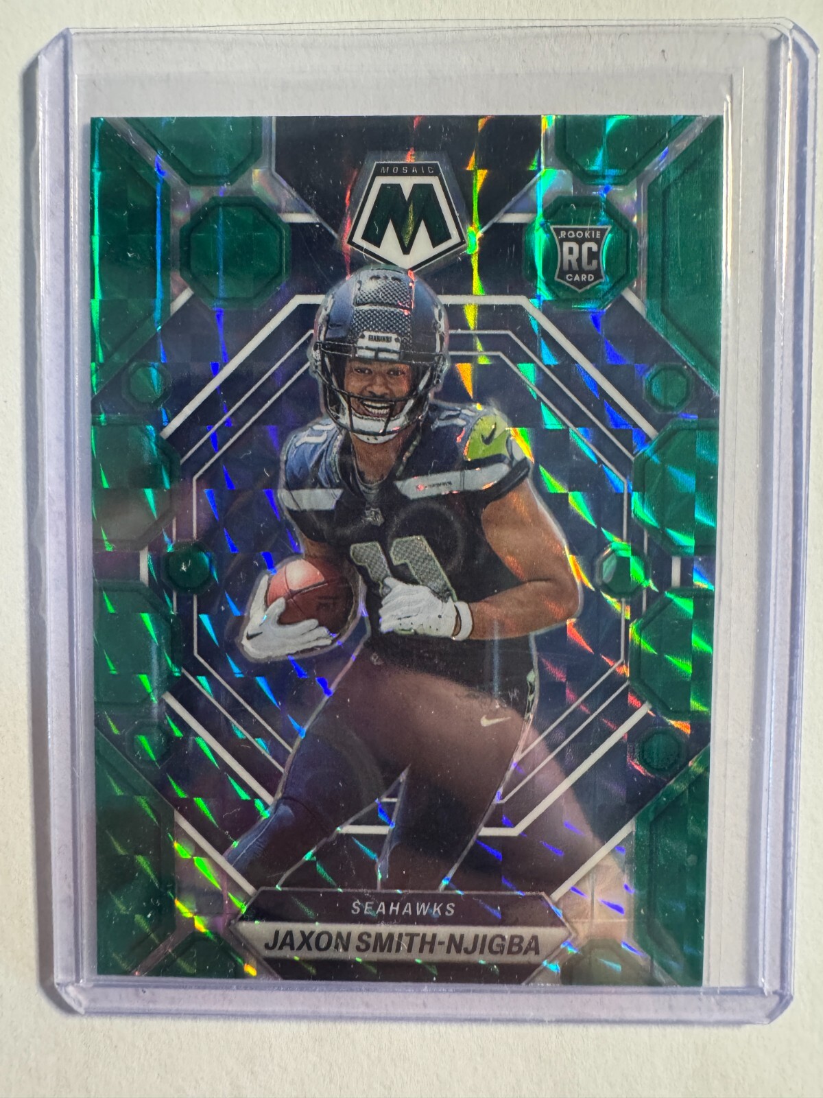 K317,045 - 2023 Panini Mosaic Mosaic Green #331 Jaxon Smith-Njigba