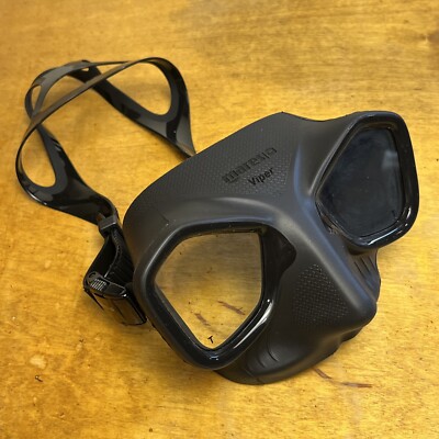 Mares Viper Spearfish and Freedive Mask - Black - Low Volume and Streamlined