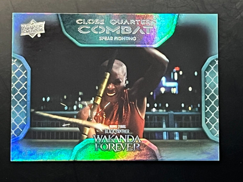 2024 Marvel Wakanda Forever CLOSE QUARTERS COMBAT INSERT Tarjetas elige tu tarjeta - Imagen 4 de 4